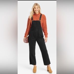 Nwt universal thread black overalls sz 16
